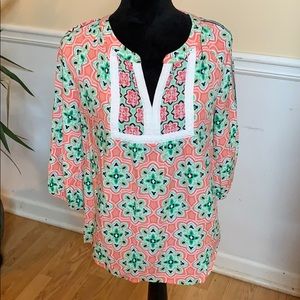 2 for $20  Crown and Ivy Printed Tunic